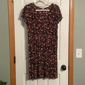 Old Navy, black floral sundress